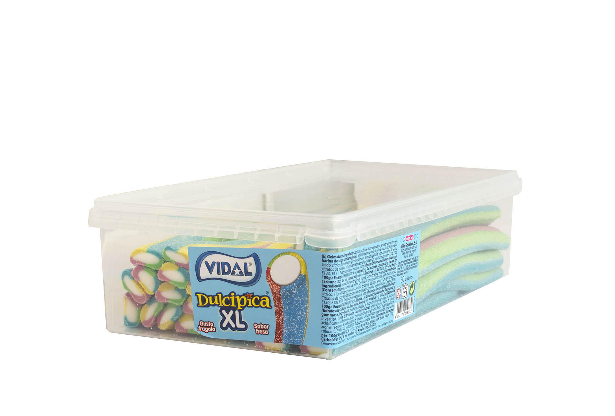 VIDAL  kyslý multicolor pelendrek - 30 ks