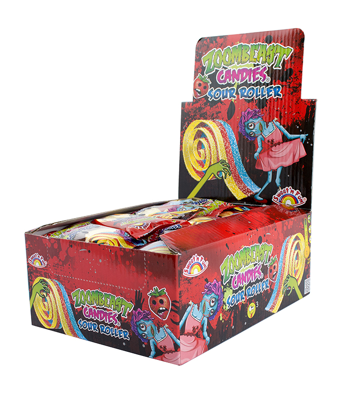 Zoombeast jahoda želé pásik - 40 ks