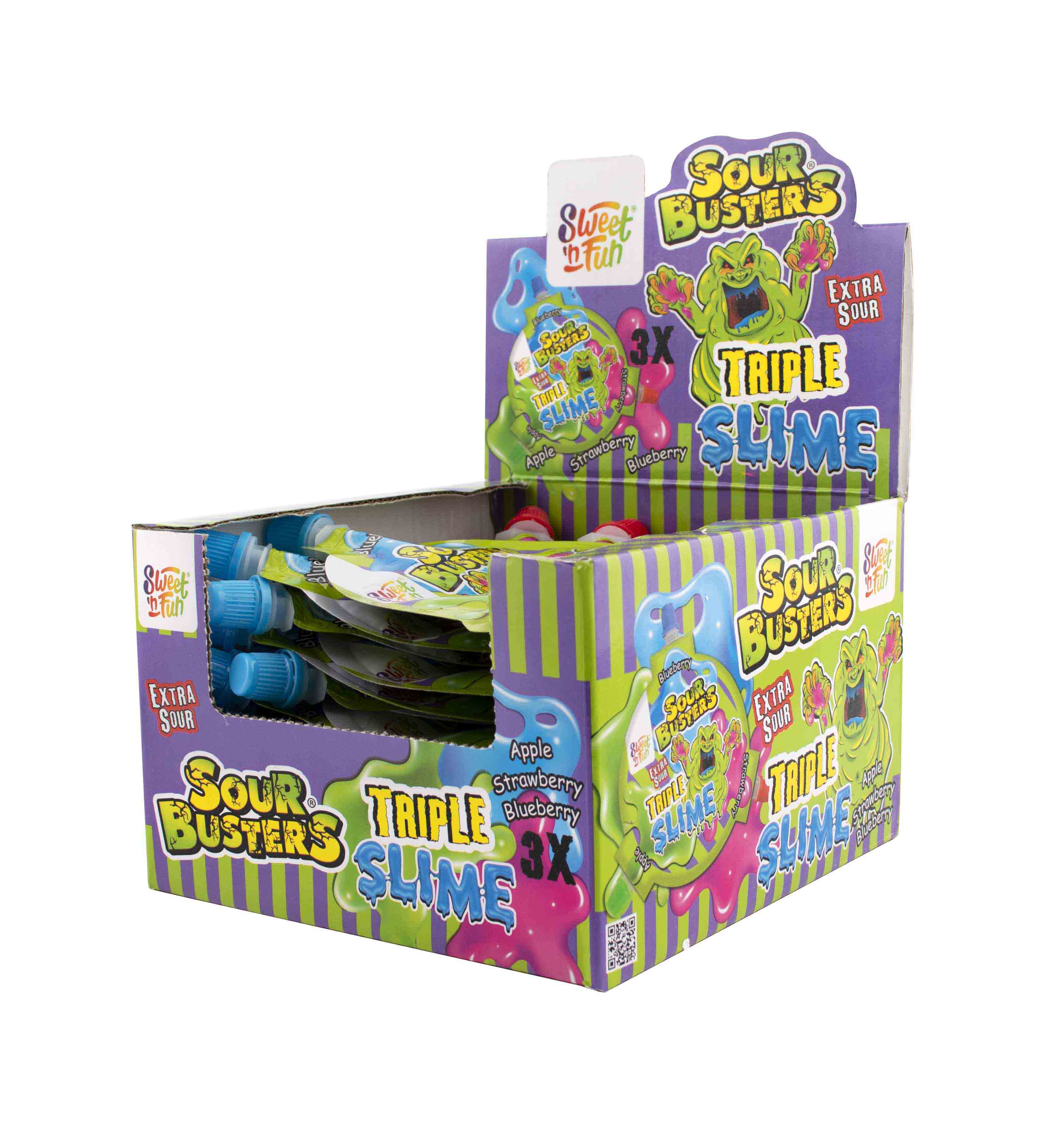 Sour Buster Triple Slime - 18 ks