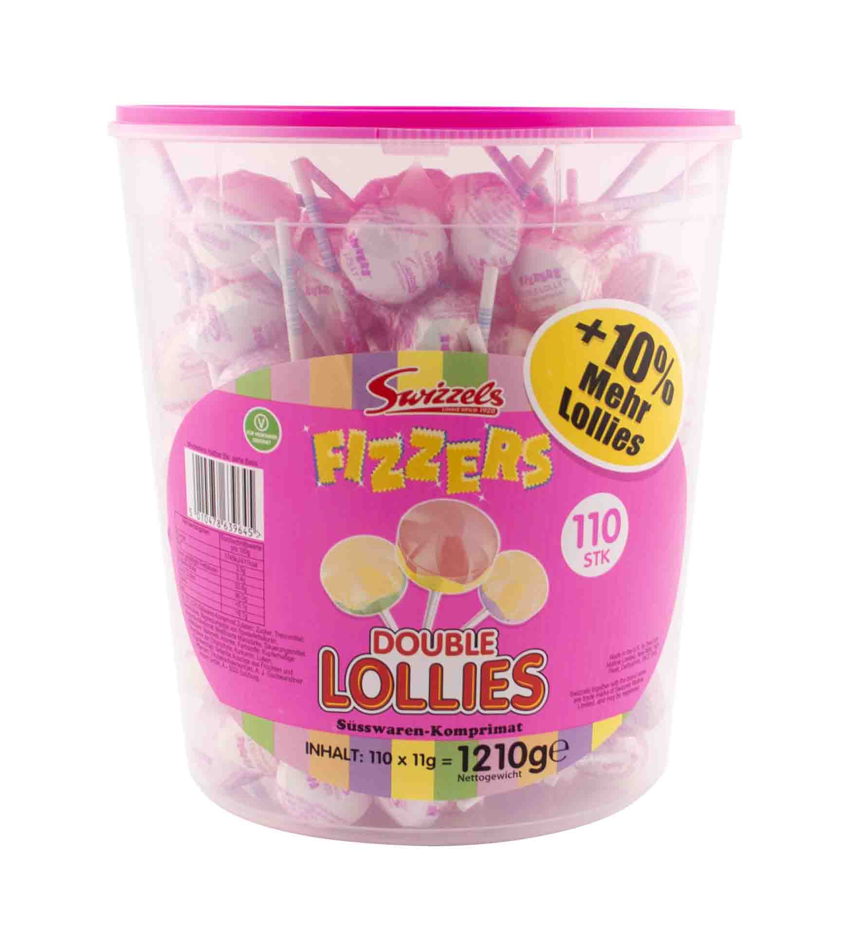 Fizzers double (doza) lízanka - 110 ks