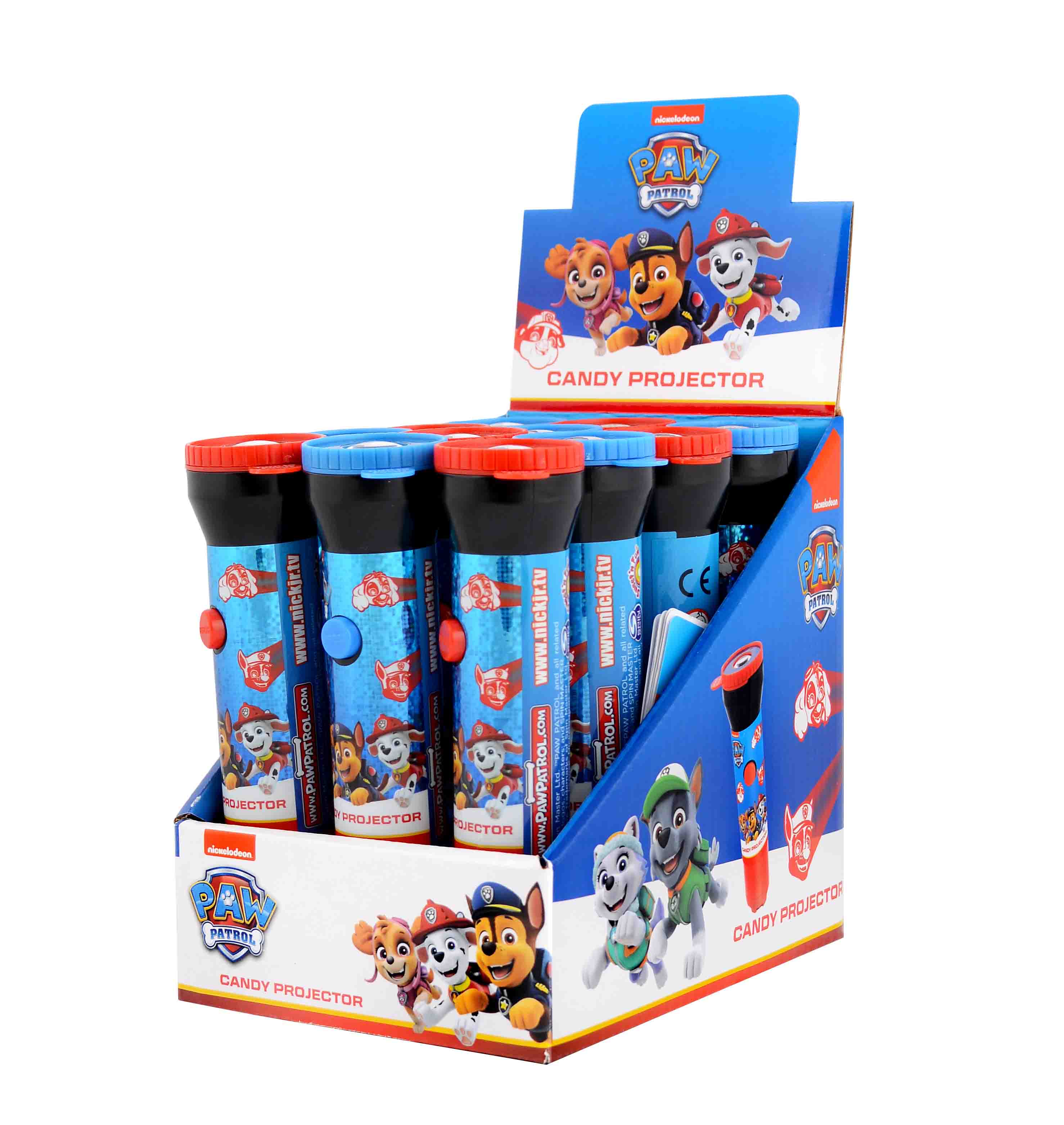 Paw Patrol Projector lízanka - 12 ks 