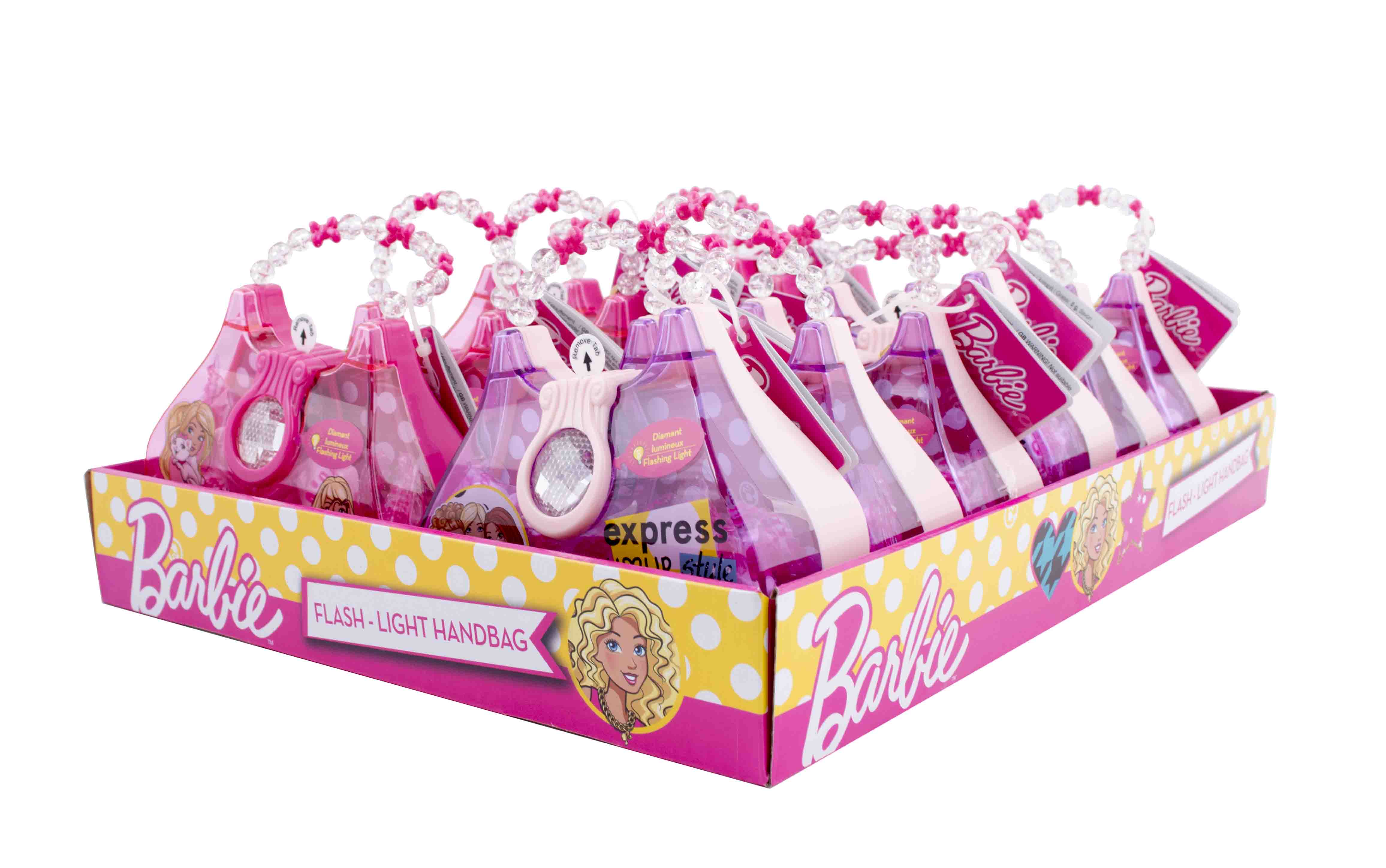 Barbie Kabelka svietiaca s cukríkmi - 12 ks