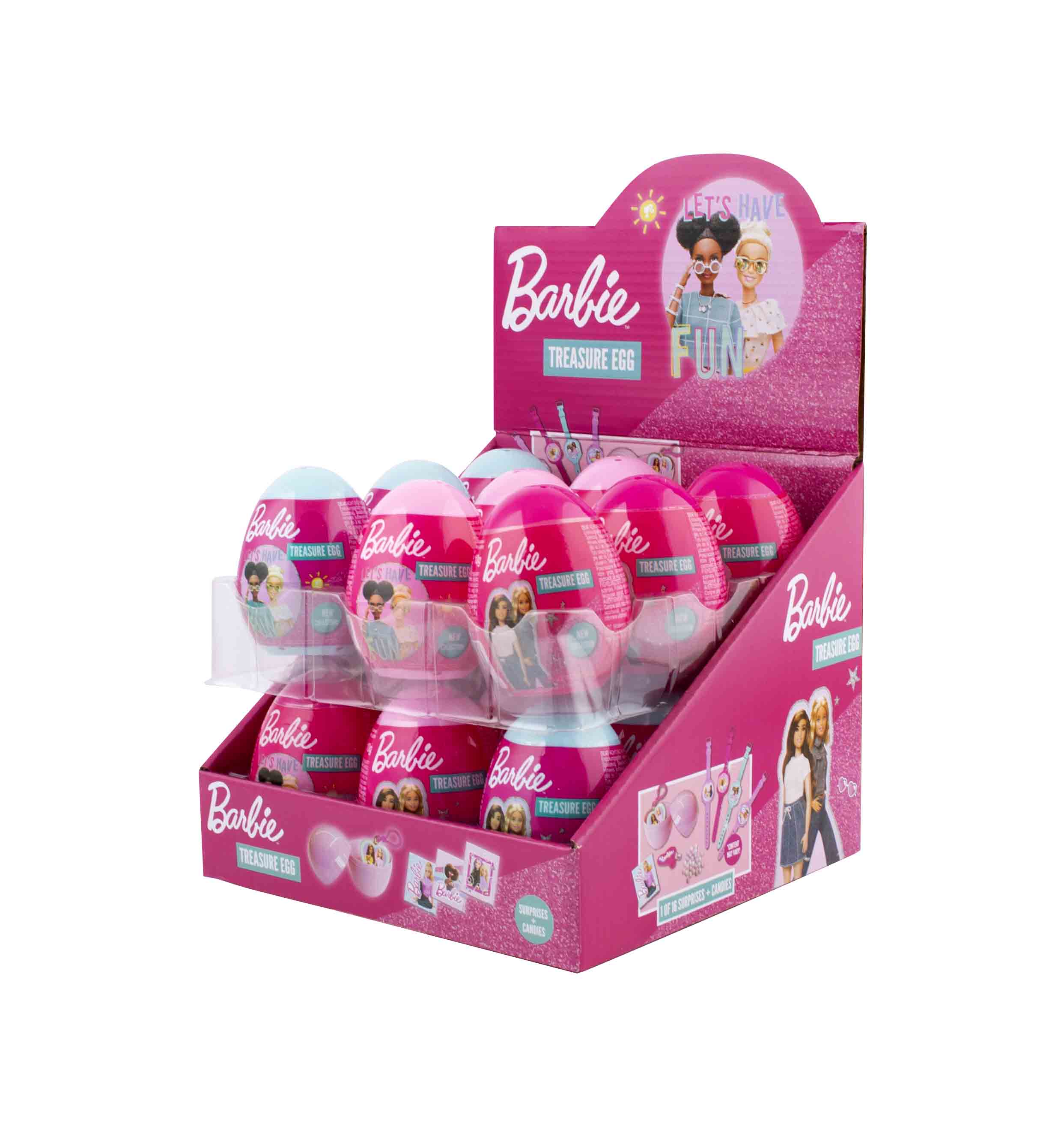 BARBIE plast.vajíčka - 18 ks