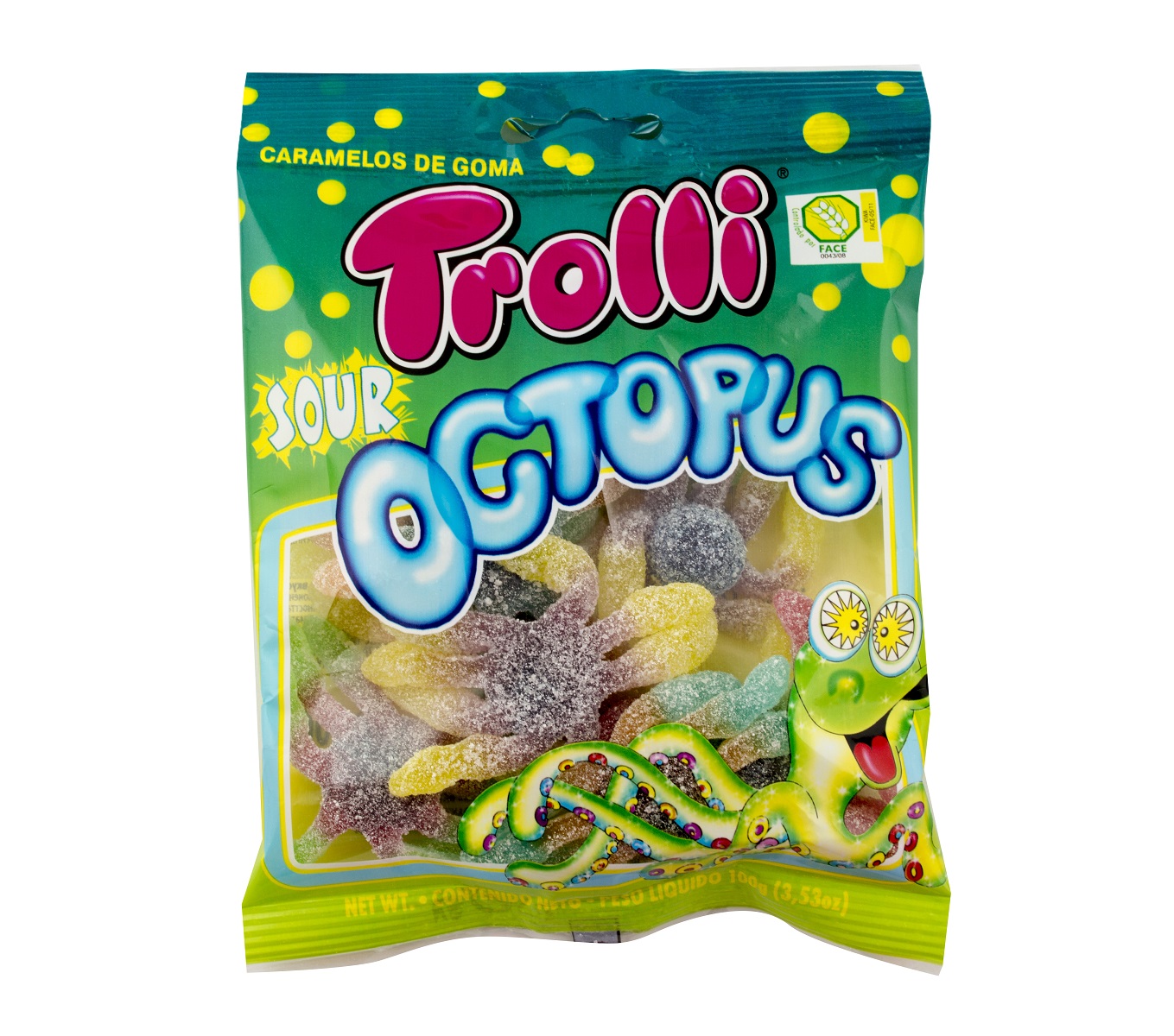 Chobotnice kyslé želé cukríky - 12 ks