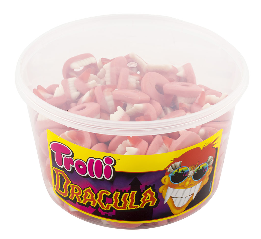 Trolli Dracula teeth želé - 150 ks