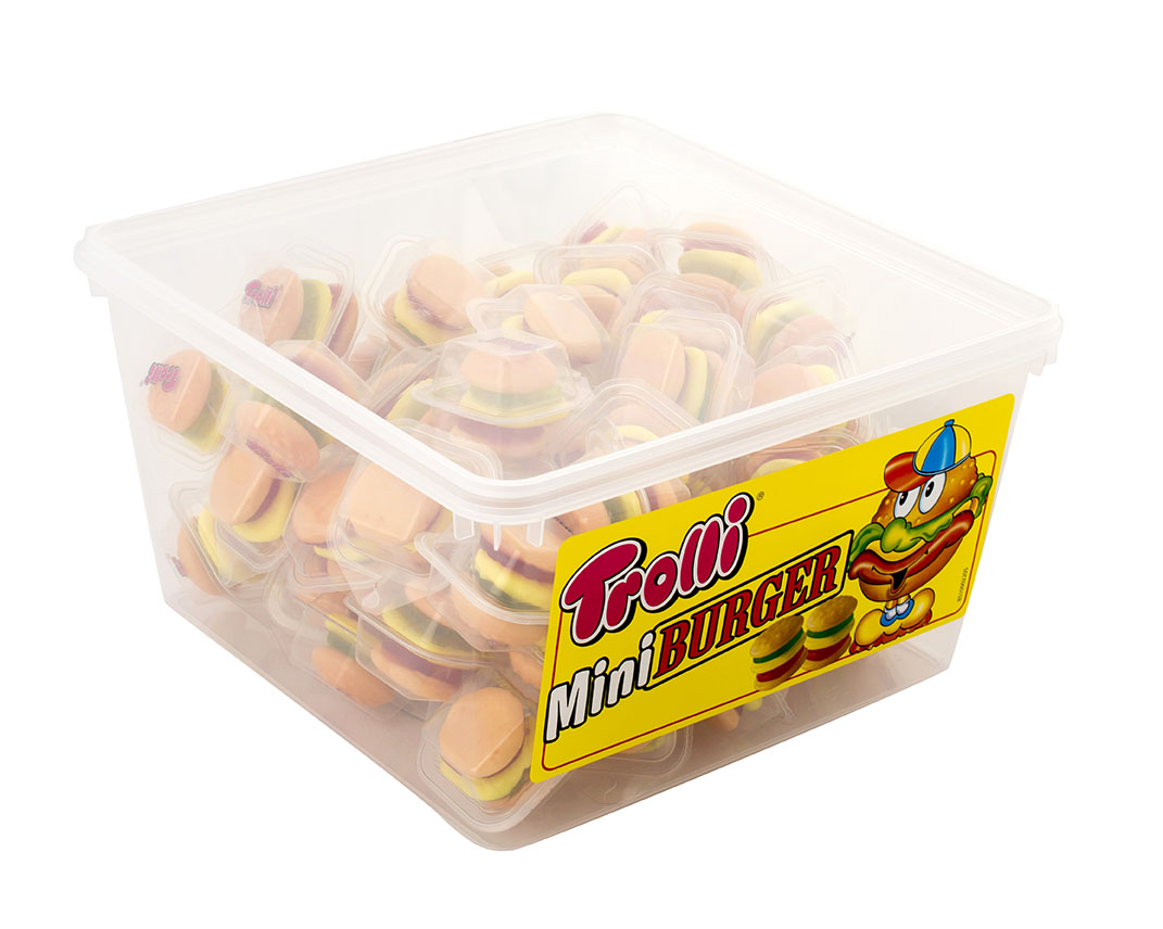 Trolli Mini Burger želé - 60 ks