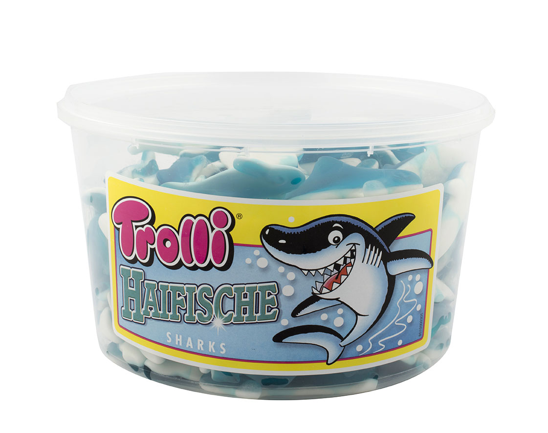 Trolli Sharks želé - 150 ks