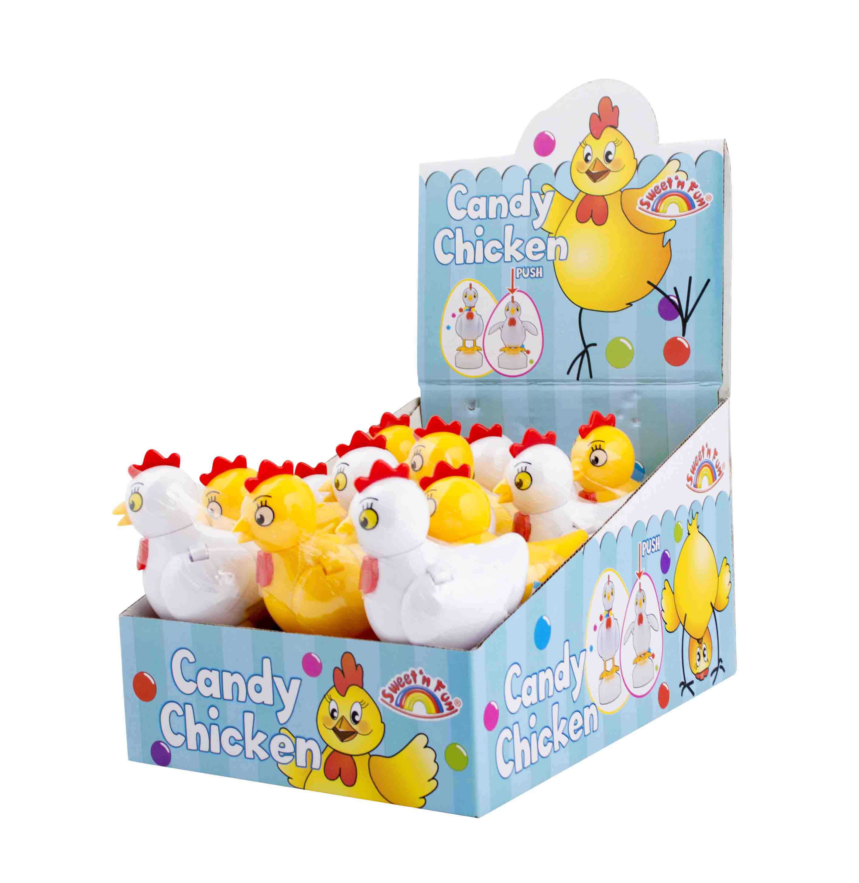 Candy Chicken s cukríkmi - 12 ks