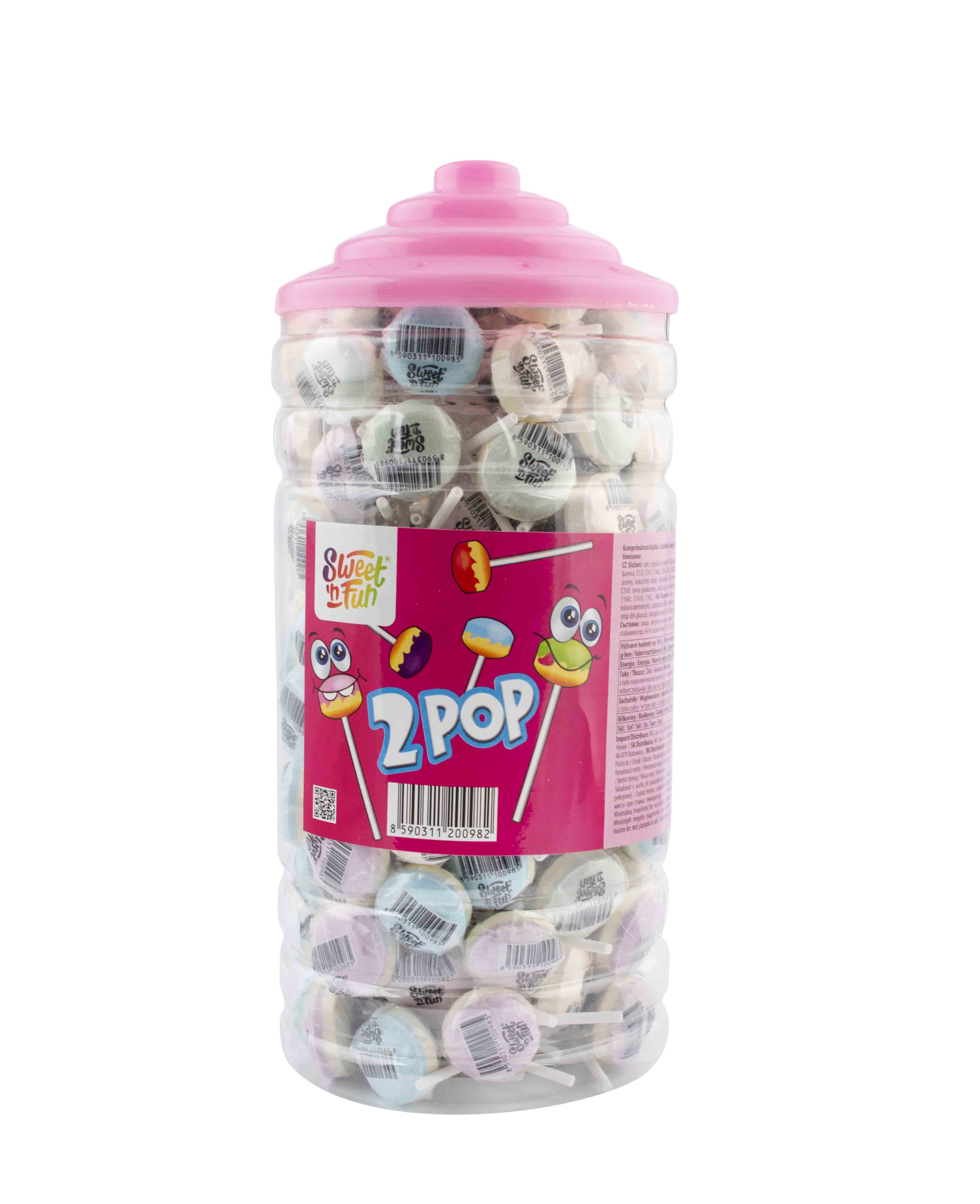 2Pop lízanky - 125 ks