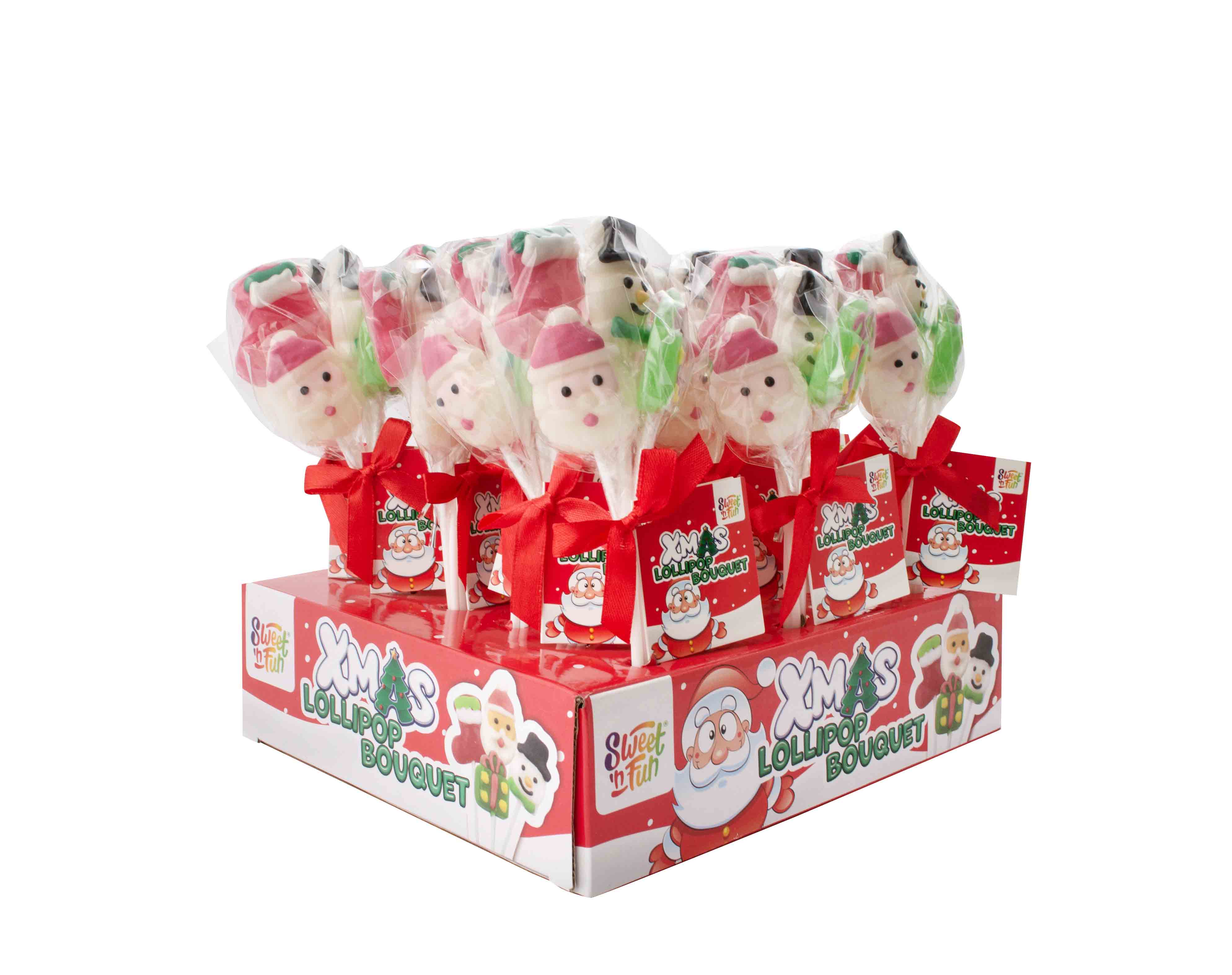 Xmas Lollipop Bouquet 4x10g - 18 ks