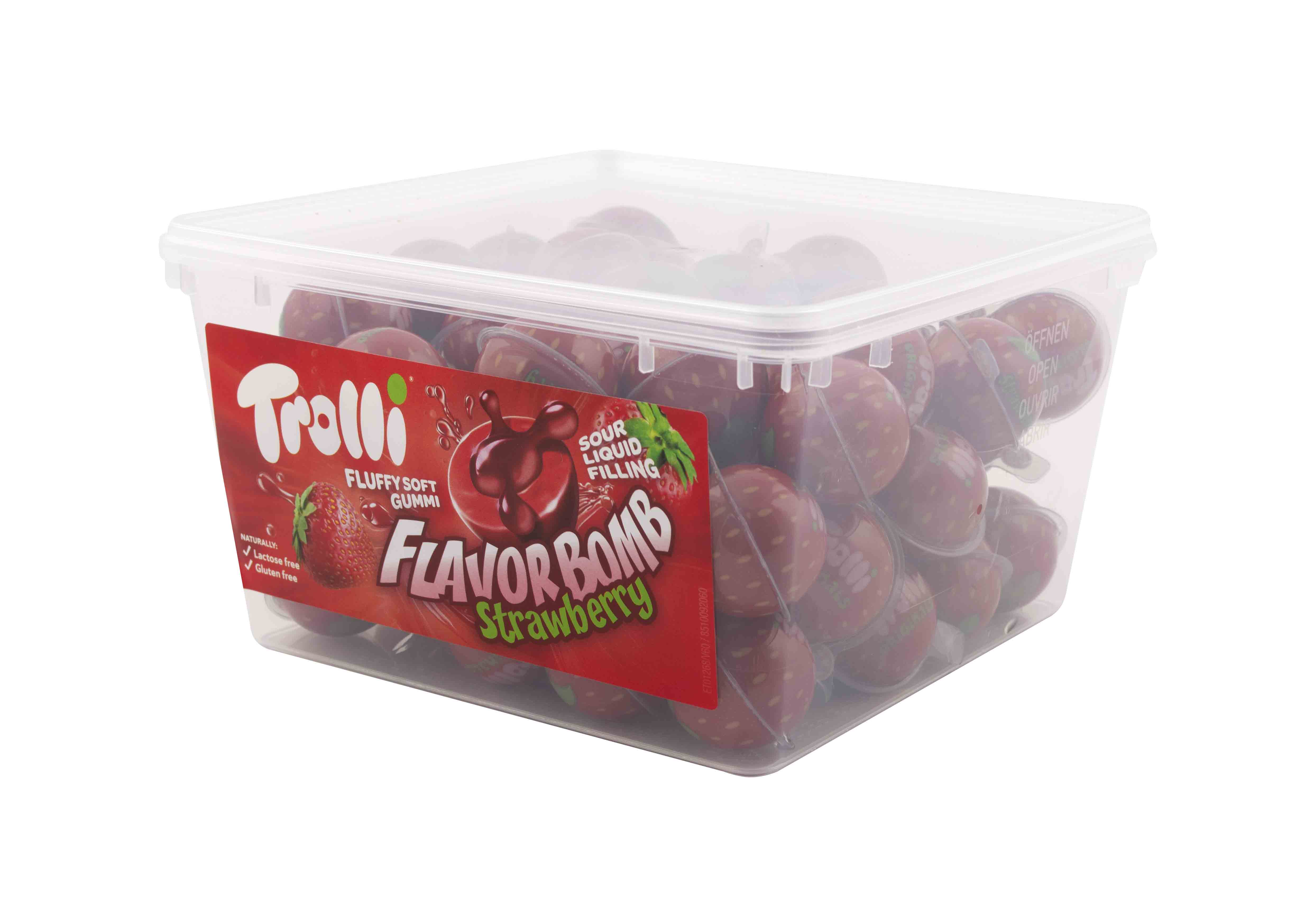 Trolli Strawberry želé - 60 ks