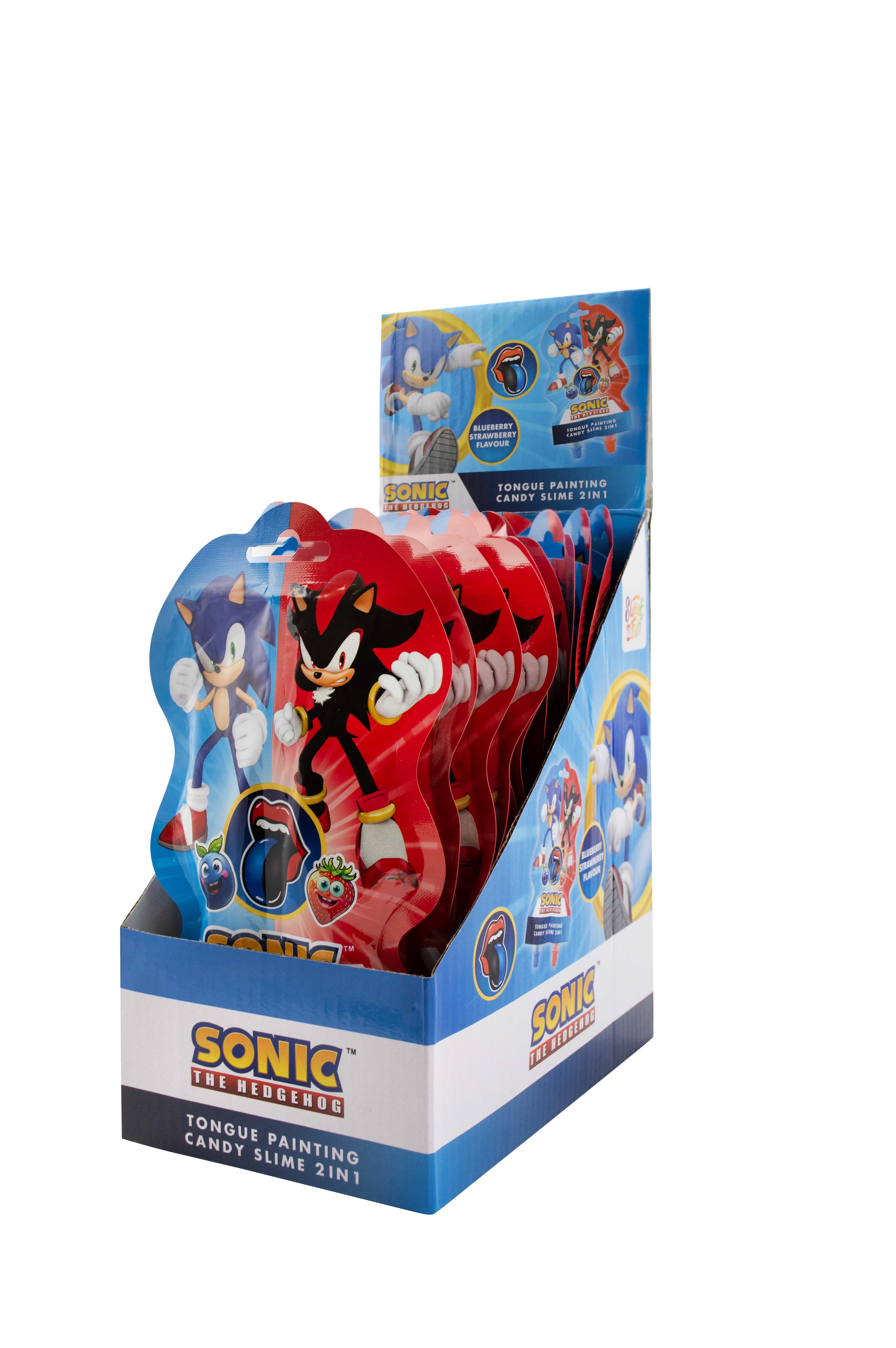 Sonic Tonguepainting Slime cukrovinka - 21 ks