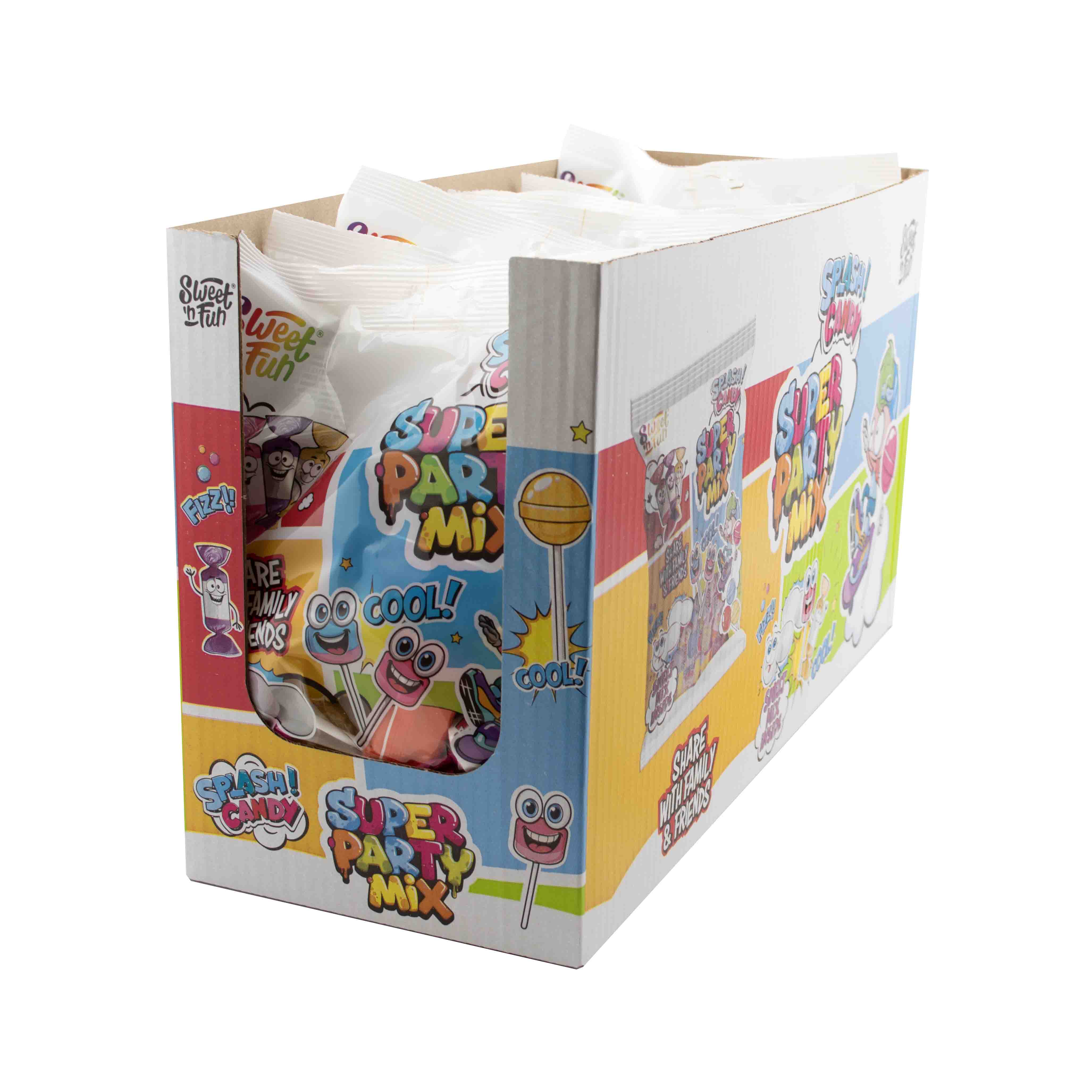 Splash Candy Super Party Mix - 12 ks