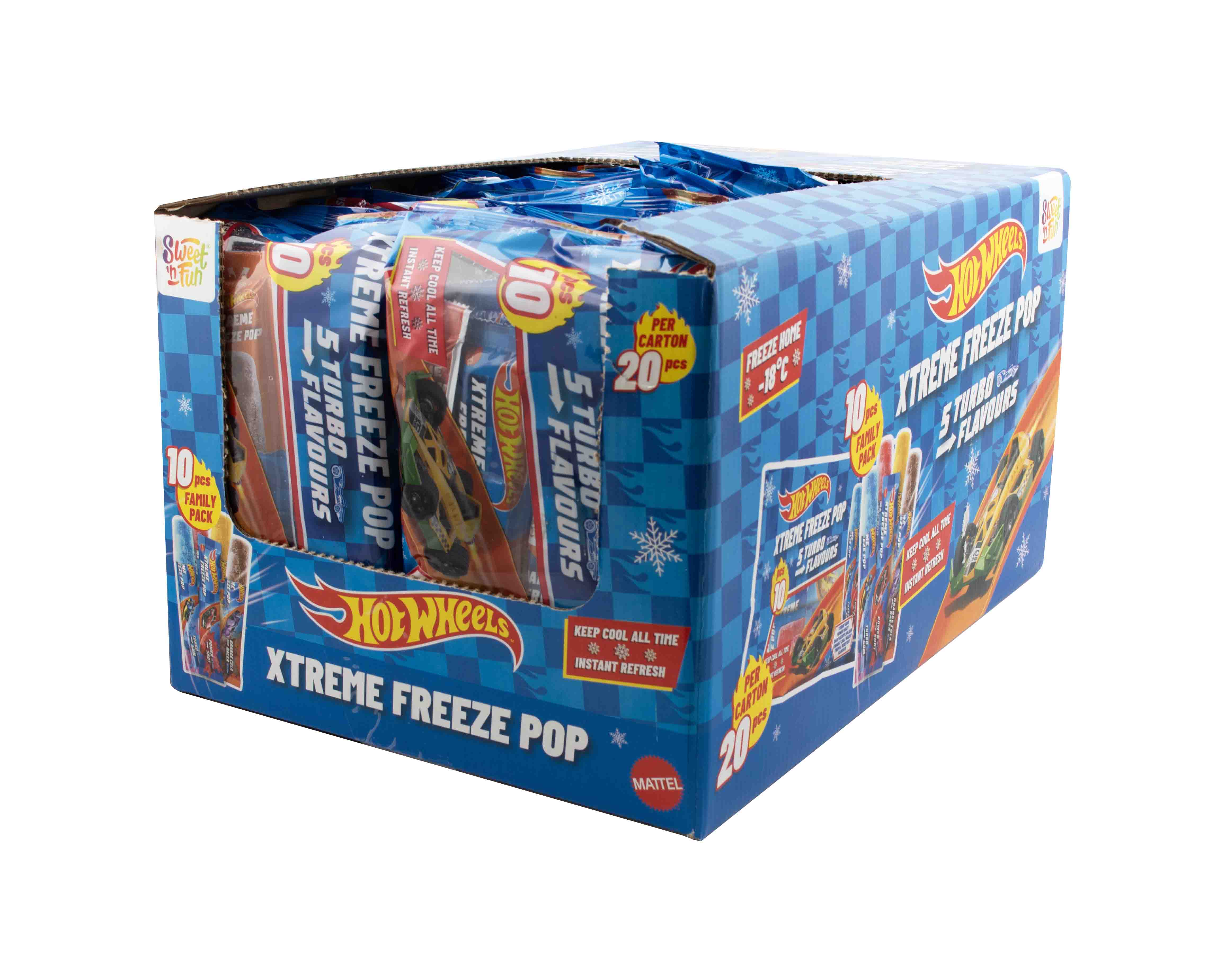 Hot Wheels Freeze Pop (10x50ml) - 20 ks