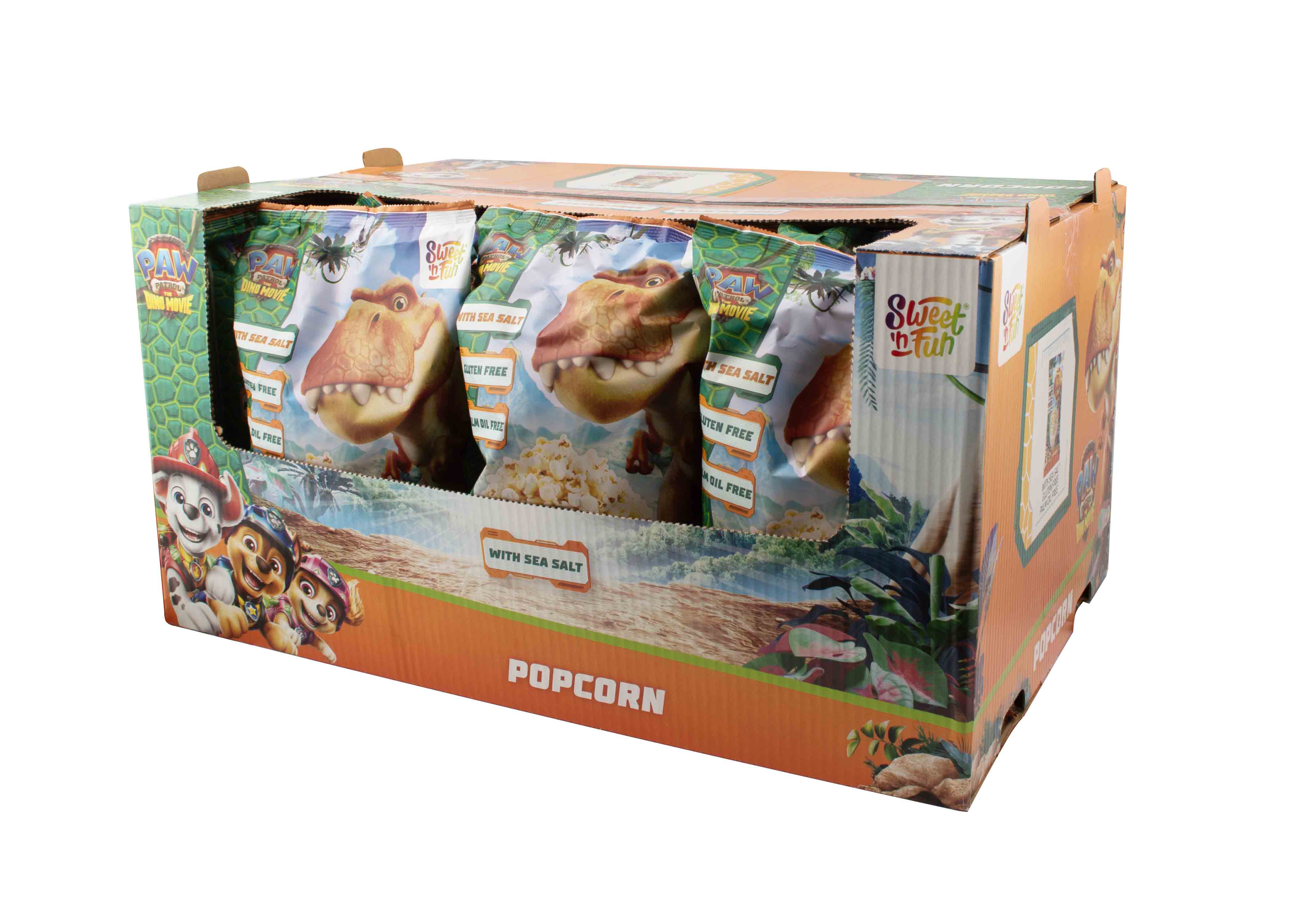Paw Patrol Dino Movie Popcorn slaný- 18ks