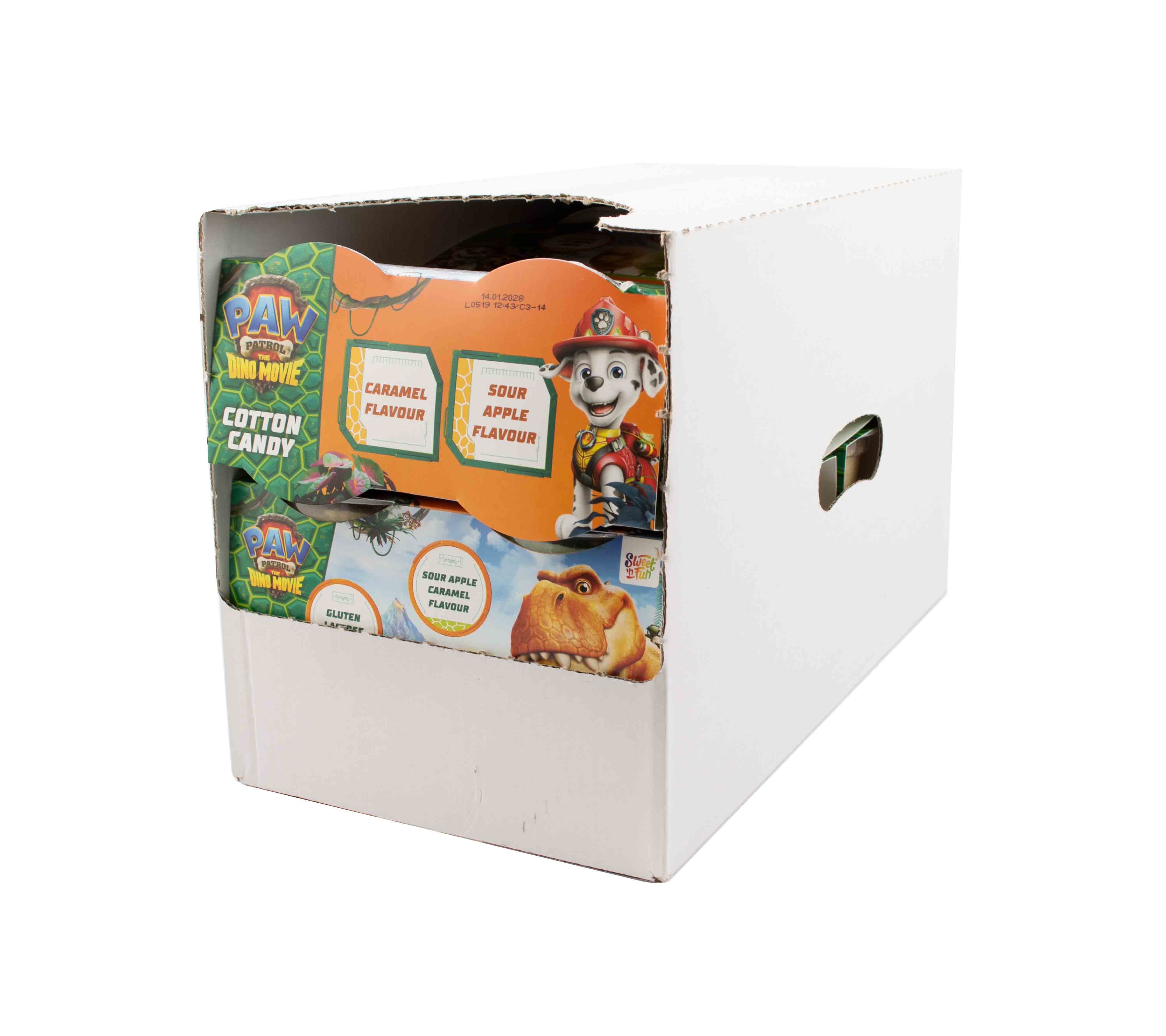 Paw Patrol Dino Movie cukrová vata 2x20g- 7ks