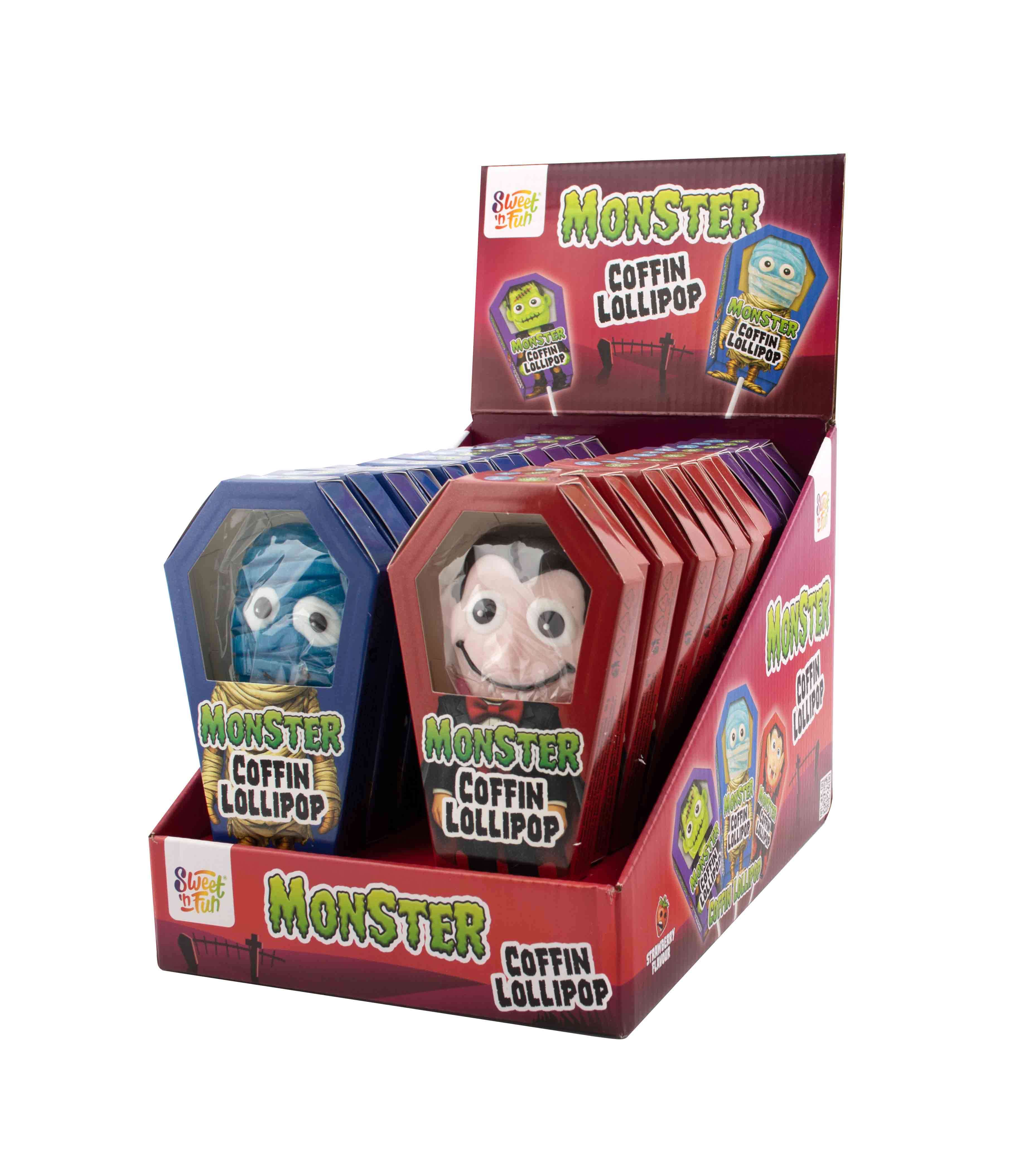 Monster Coffin Lollipop- 24ks