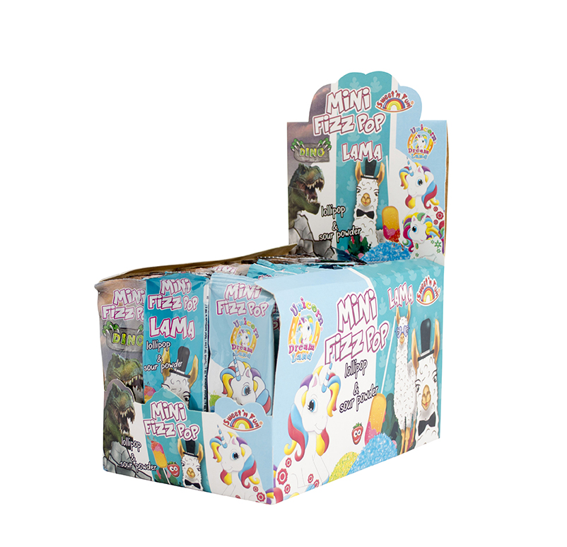 Mini Fizz Pop lízanka - 90 ks