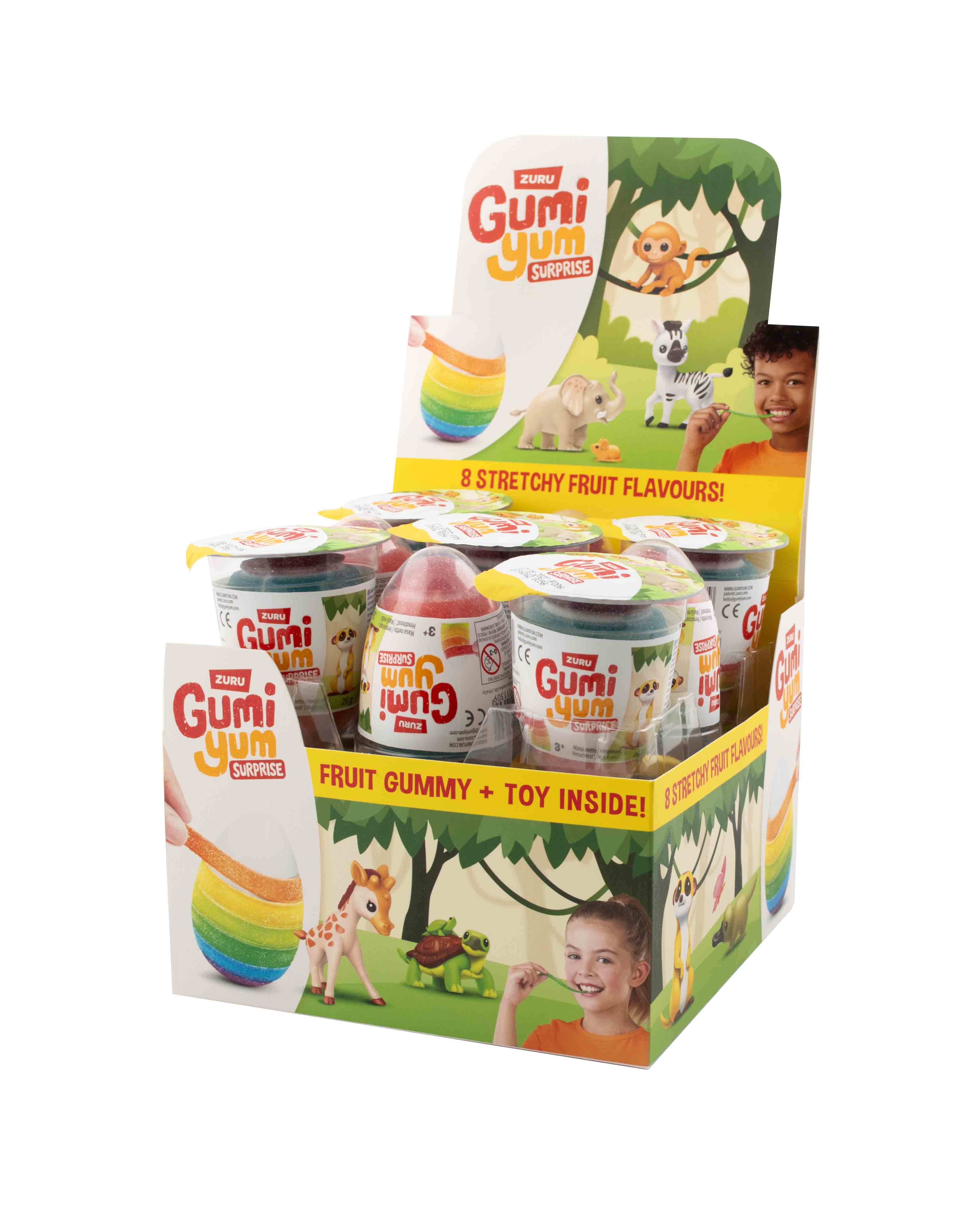 Gumi Yum surprise Wild Life- 18 ks