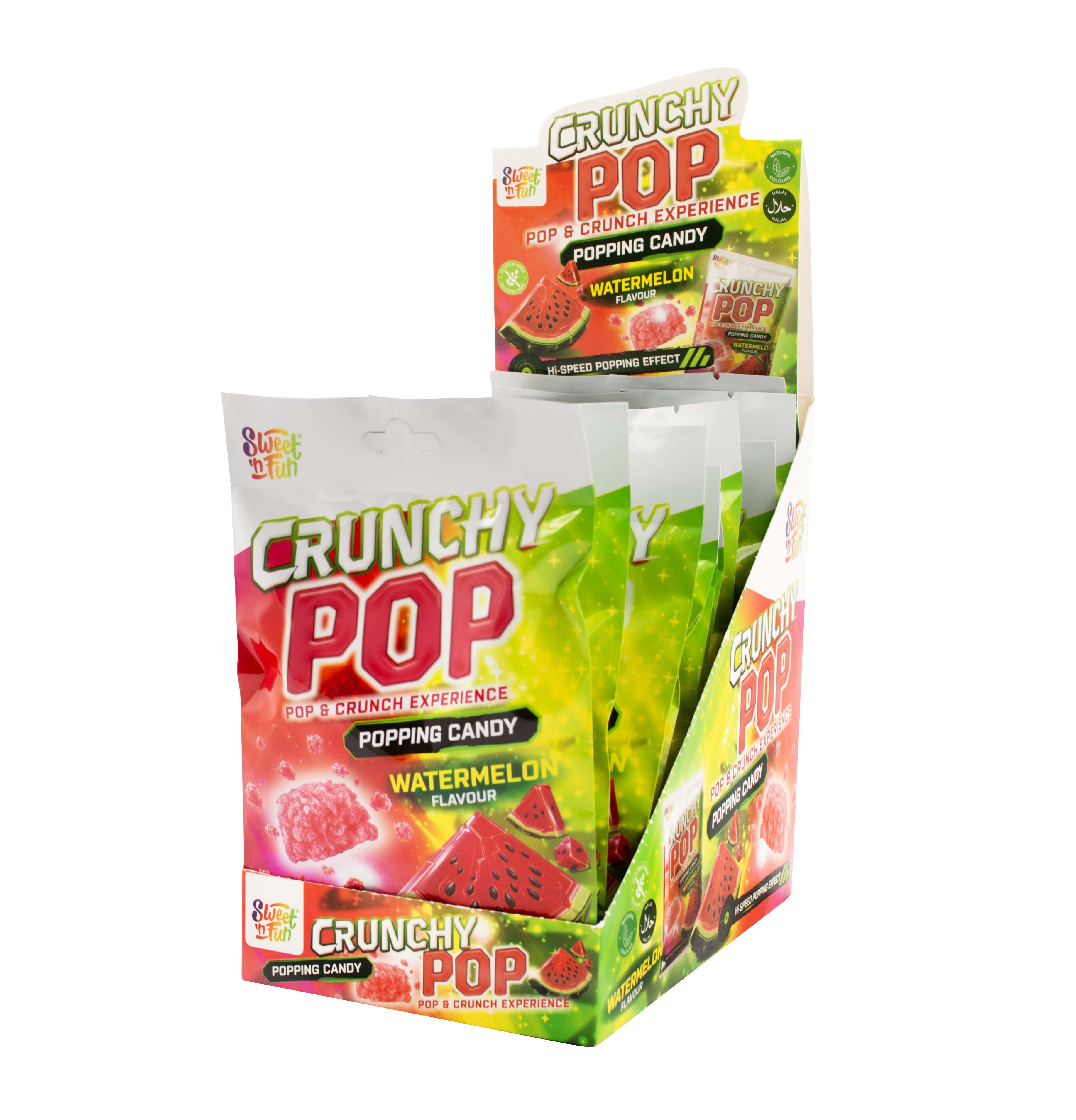 Crunchy Pop práskacie cukríky-15ks